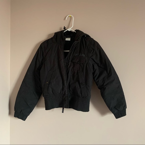 Adidas black jacket - Picture 1 of 3
